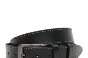Мужской кожаный ремень V1115GX39-black Borsa Leather