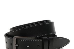 Мужской кожаный ремень V1115GX40-black Borsa Leather