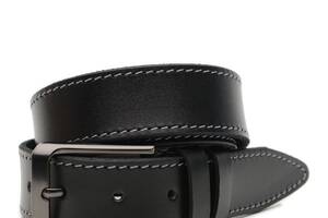 Мужской кожаный ремень V1115GX41-black Borsa Leather