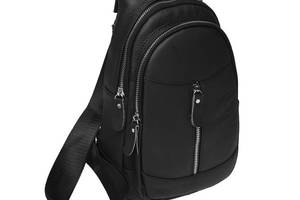 Мужской кожаный рюкзак Borsa Leather K1318-black