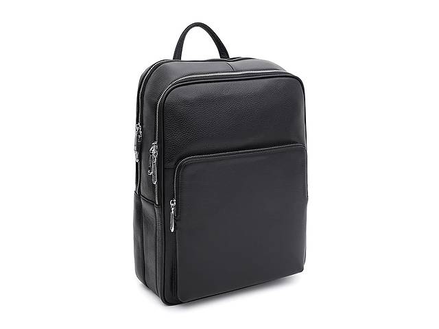 Мужской кожаный рюкзак Ricco Grande K1b1210606bl-black