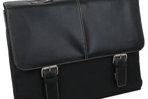 Мужской портфель с отделом для ноутбука 15,6 дюймов Monolith Черный (S2395 black)