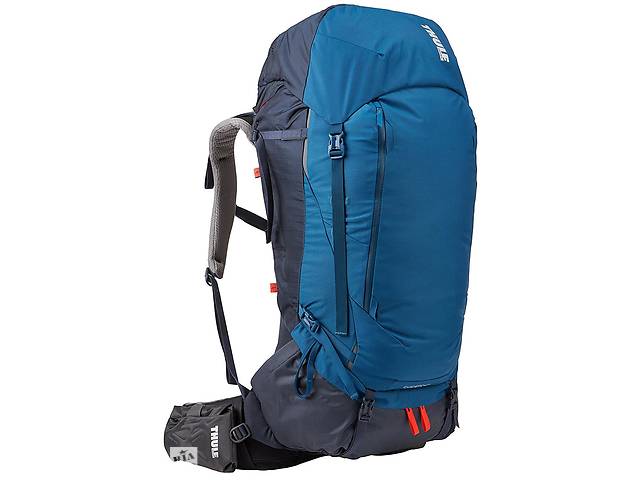 Мужской прочный туристический рюкзак из нейлона 75 л. Thule Guidepost Poseidon Mens TH222101 синий