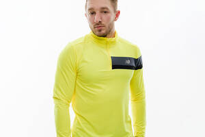 Мужской Реглан New Balance Accelerate Half Zip Желтый XL (7dMT23227CSN XL)