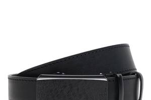 Мужской ремень из натуральной кожи V1115GX46-black Borsa Leather