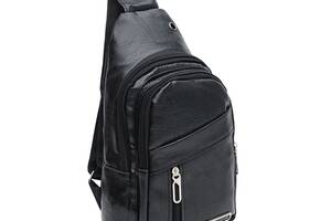 Мужской рюкзак через плечо Monsen C1920bl-black