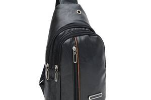 Мужской рюкзак через плечо Monsen C1925bl-black