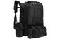 Мужской рюкзак тактический с подсумками 'B08 - Черный' 55л, штурмовой рюкзак и туристический (backpack) (ST)