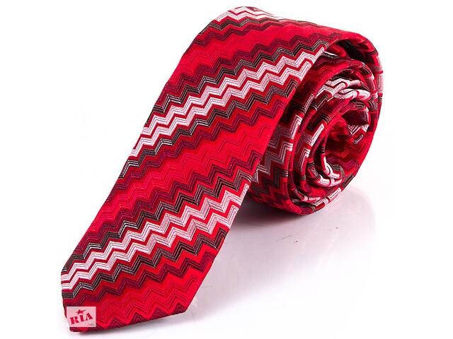 Мужской шелковый галстук Schonau & Houcken FARESHY-20 144х6,5 см Красный 000145653
