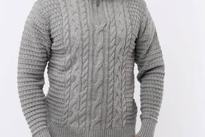 Мужской свитер XL серый Bektas ЦБ-00233204