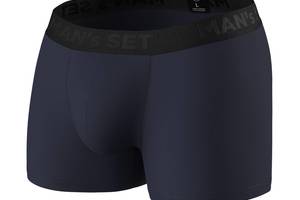 Мужские анатомические боксеры Intimate 2.1 Black Series темно-синий MAN's SET XL