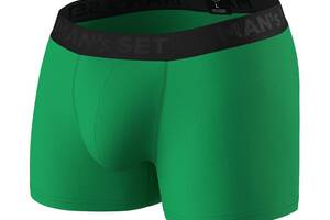 Мужские анатомические боксеры Intimate 2.1 Black Series зеленый MAN's SET L