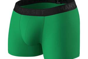 Мужские анатомические боксеры Intimate 2.1 Black Series зеленый MAN's SET M