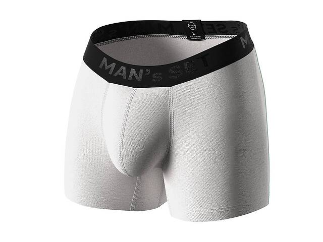 Мужские анатомические боксеры Intimate Black Series белый MAN's SET XL