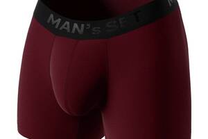 Мужские анатомические боксеры Intimate Black Series бордовый MAN's SET XL