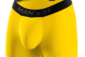 Мужские анатомические боксеры Intimate Black Series лимонный MAN's SET XL