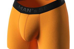 Мужские анатомические боксеры Intimate Black Series оранжевый MAN's SET S