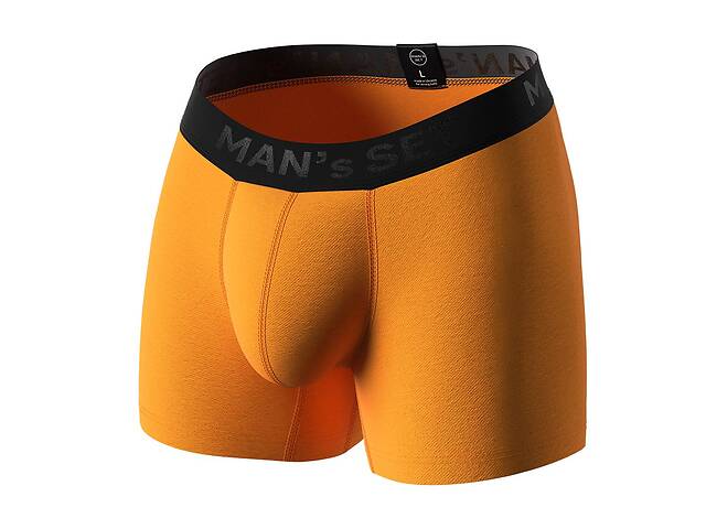 Мужские анатомические боксеры Intimate Black Series оранжевый MAN's SET S