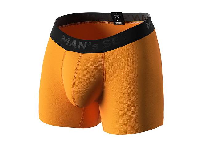 Мужские анатомические боксеры Intimate Black Series оранжевый MAN's SET XL