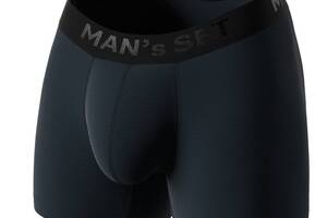 Мужские анатомические боксеры Intimate Black Series темно-синий MAN's SET M