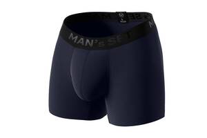 Мужские анатомические боксеры Intimate Black Series темно-синий MAN's SET 3XL