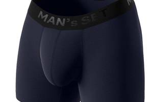 Мужские анатомические боксеры Intimate Black Series темно-синий MAN's SET XL