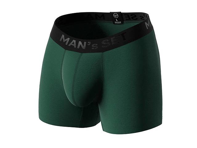 Мужские анатомические боксеры Intimate Black Series темно-зеленый MAN's SET M