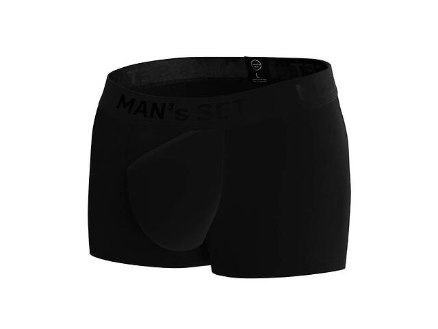 Мужские анатомические боксеры из хлопка Anatomic Classic 2.0 Black Series чёрный MAN's SET 2XL