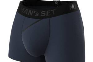 Мужские анатомические боксеры из хлопка Anatomic Classic 2.0 Black Series тёмно-синий MAN's SET M