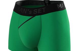 Мужские анатомические боксеры из хлопка Anatomic Classic 2.0 Black Series зелёный MAN's SET XL