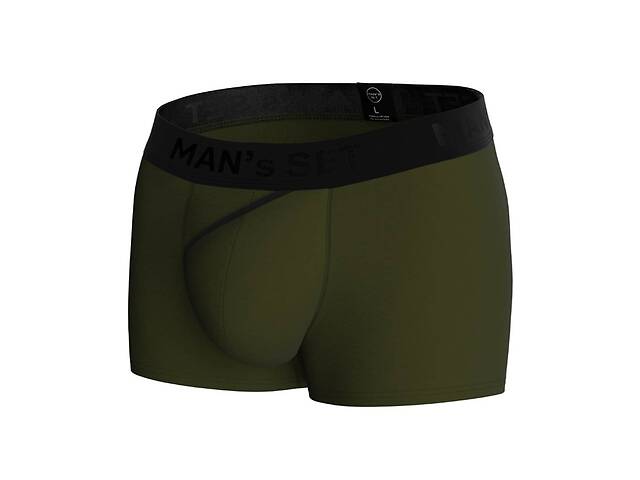 Мужские анатомические боксеры из хлопка Anatomic Classic 2.0 Black Series хаки MAN's SET 3XL