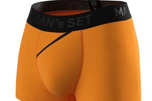 Мужские анатомические боксеры из хлопка Anatomic Classic 2.0 Black Series оранжевый MAN's SET XL