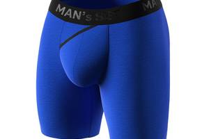 Мужские анатомические боксеры из хлопка Anatomic Long 2.0 Black Series электрик MAN's SET M