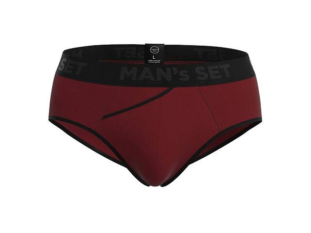 Мужские анатомические брифы Anatomic Briefs 2.0 Black Series бордовый MAN's SET 3XL