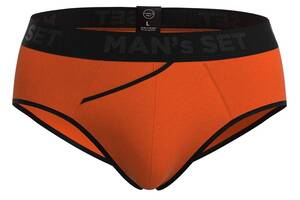 Мужские анатомические брифы Anatomic Briefs 2.0 Black Series оранжевый MAN's SET XL