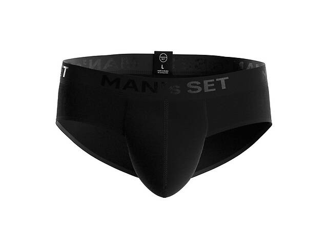 Мужские анатомические слипы из хлопка Anatomic Slips Black Series чёрный MAN's SET 2XL