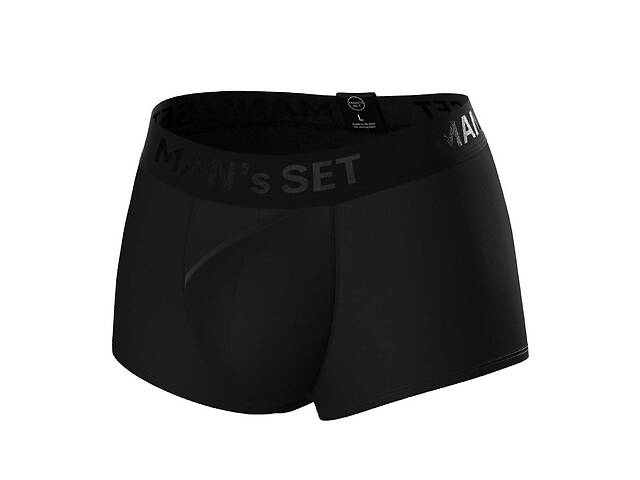 Мужские анатомические спортивные боксеры Anatomic Sport 2.0 Cooltech Black Series чёрный MAN's SET L