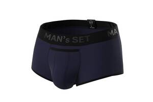 Мужские анатомические спортивные боксеры из хлопка 'Black Series' Sport тёмно-синий MAN's SET 3XL