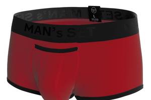 Мужские анатомические спортивные боксеры из хлопка 'Black Series' Sport красный MAN's SET XL