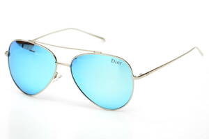 Мужские брендовые очки Dior 0198blue Серебро (o4ki-9611)