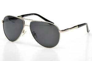 Мужские брендовые очки Gucci 035s-M Металлик (o4ki-9542)