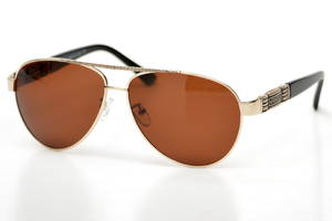 Мужские брендовые очки Gucci 10001br Бронзовый (o4ki-9538)