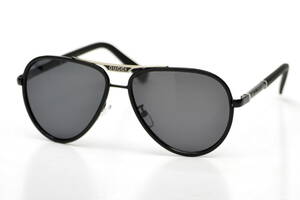 Мужские брендовые очки Gucci 874b-M Чёрный (o4ki-9549)