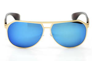 Чоловічі брендові окуляри Hermes 8807bg Золотий (o4ki-9456)