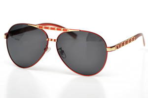 Мужские брендовые очки Louis Vuitton 2965r Красный (o4ki-9645)