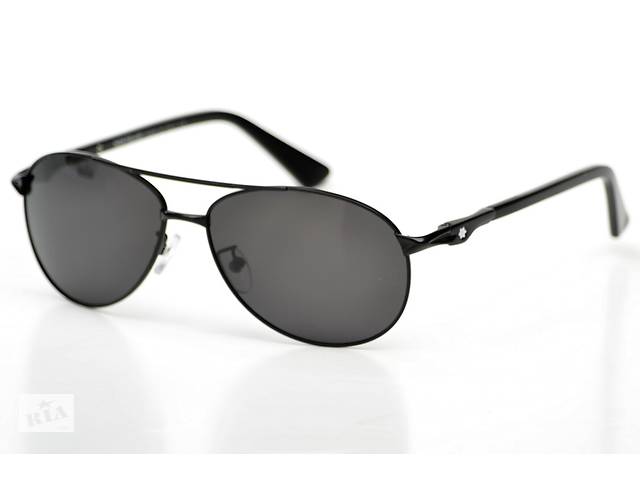 Мужские брендовые очки Montblanc 2956b Чёрный (o4ki-9520)
