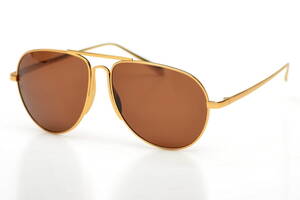 Чоловічі брендові окуляри SunGlasses 1677379g Золотий (o4ki-9650)