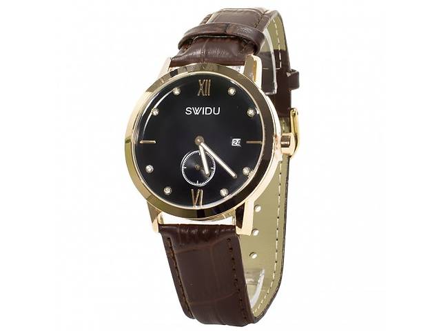 Мужские часы SWIDU SWI-018 Brown/Black (3088-8708a)