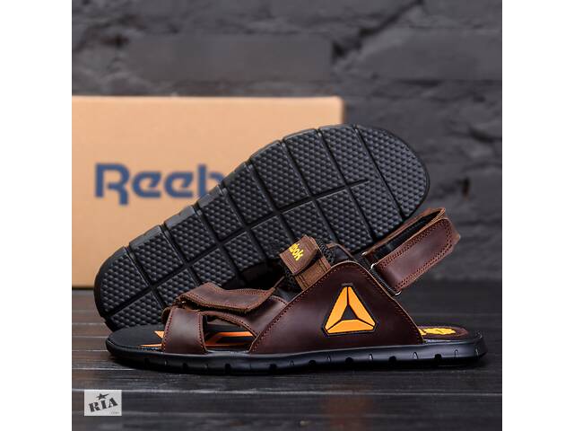 Мужские кожаные сандалии Reebok NS brown