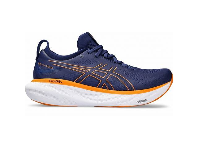 Мужские кроссовки ASICS GEL-NIMBUS 25 синий оранжевый 44.5 SPU1011B547-403 44.5